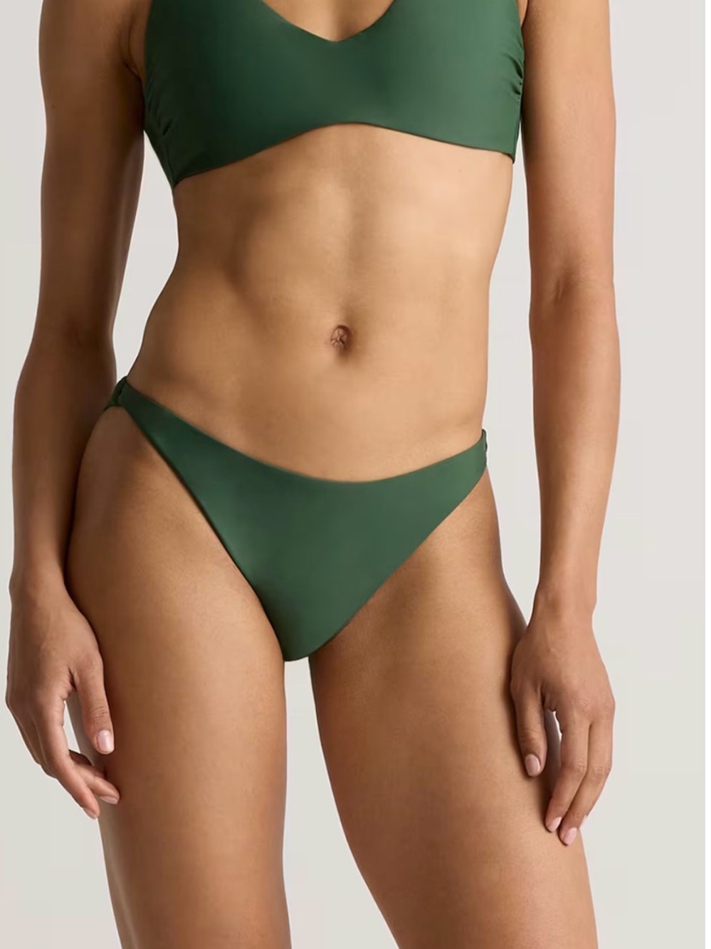 Quince Italian Low-Rise Bikini Bottom